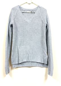Light Grey Knit Glitter Sweater