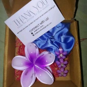 Flower Hair Accessory Get Free Neckchain With It