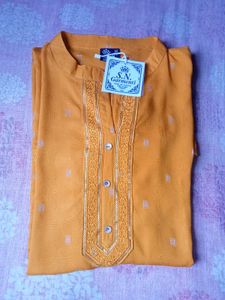 Yellow Kurta For Haldi