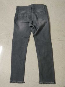 Gray Denim Jeans