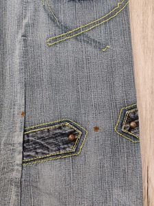 Sc9290 Sabrin Cargo Bootcut Jeans Waist 24