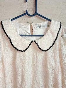 Trendy Partywear Lace Top Layered