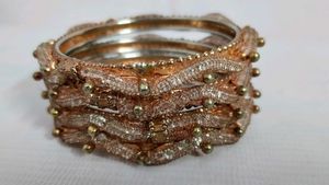 Pre-Owned Gold-Plated Bangles | Elegant Ethnic Kad