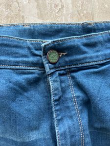 Blue Denim Jeans 38 Size Altered Stretchable To 40