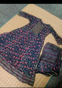 Floral Kurta and duppta