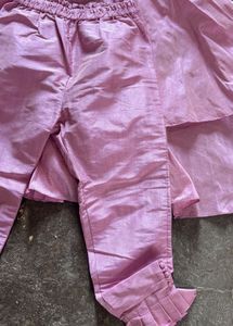 Girls Pink Dress &amp; Pant Set