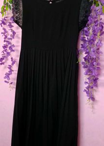 Beautiful Black Pleated Dress