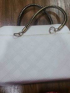Elegant White Handbag