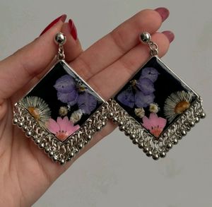 Resin Black Jhumka
