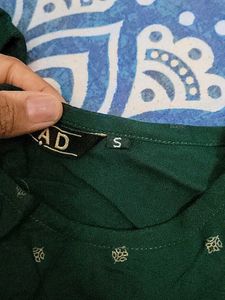 Green Sleeves Kurti