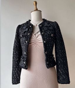 ✨cropped tweed classy blazer✨