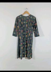 Floral Print Kurta with Dupatta