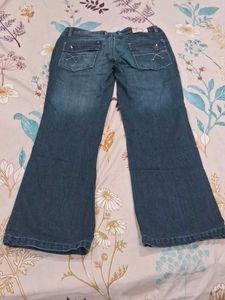 Wide Leg Denim Jeans