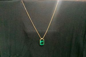 Emerald Green Statement Necklace
