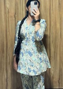 Patterned Two-Piece Set