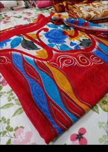 Brand new Minu Jorjette Saree with fall n pico done