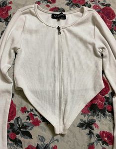 Zipper Corset Top