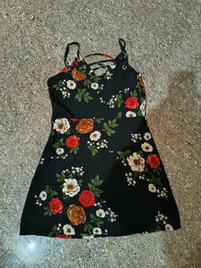 Floral Print Mini Dress