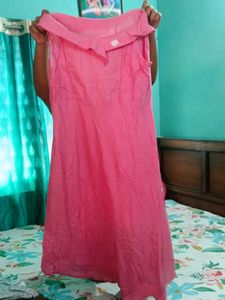 Pink Sleeveless Dress