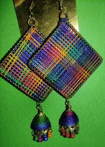 Colorful Jhumka Earrings