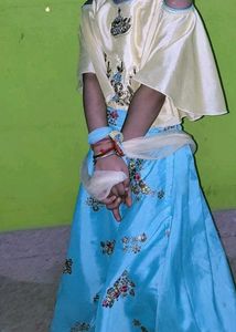 Kids Lengha Choli With Dupatta