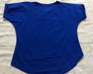 BLUE T-SHIRT TOP