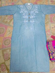 Women Denim Kurta