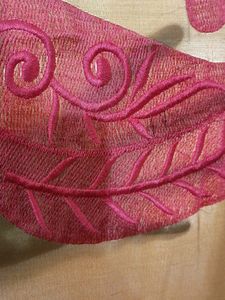 Full Embroidery Gold N Peach Dupatta