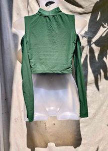 I SEXY DARK GREEN TOP