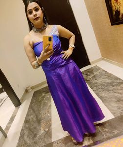 Elegant Purple Gown
