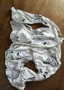 Butterfly Print Top