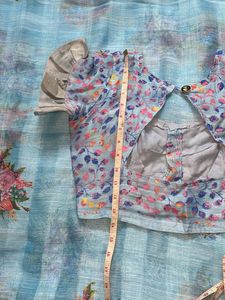 Elegant Floral Saree