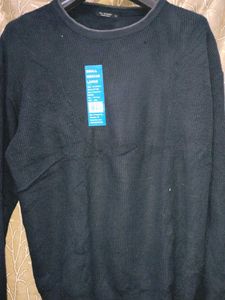 Stylish Black Pullover Sweater