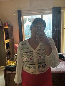 Crochet Knit Cardigan