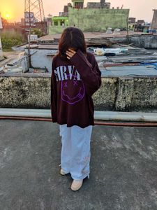 H&amp;M Y2K Nirvana Graphic Sweatshirt