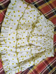 Polka Dot Ruffle Skirt