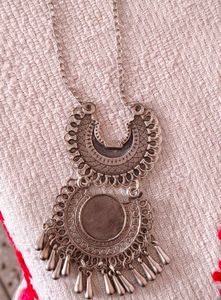 Oxidised Statement Necklace