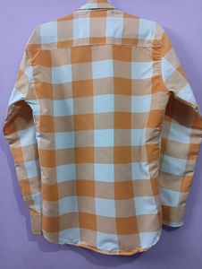 Orange checkered shirt