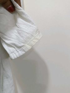 Elegant White  W Kurta
