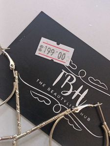 Unique Silver Geometric Earrings