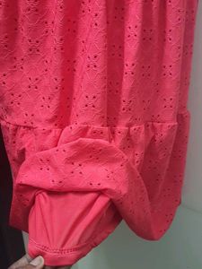 Redl Tiered Eyelet Mini Dress