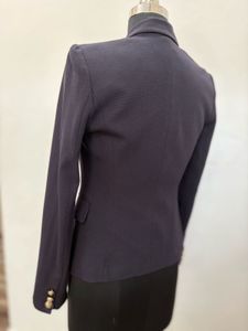 Navy Blazer with Gold Buttons
