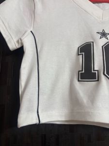 v neck jersey crop top