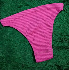 Pink Ribbed Bikini Bottom🖤