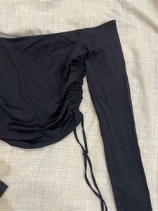 Y2k Side Ruched Top