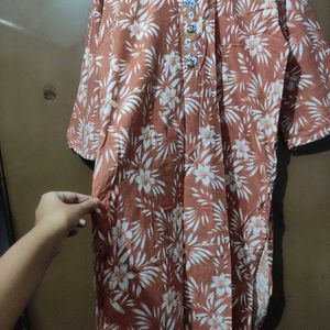Floral Print Kurta 🤎