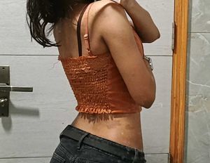 Y2k Leather Pinteresty Crop Top