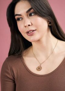 Brown Long Sleeve Top