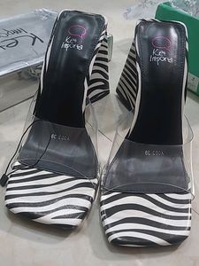 Price Dropped Brand New Zebra Print Heels