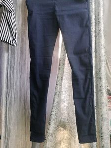 Navy Blue Top With Jeggings Combo